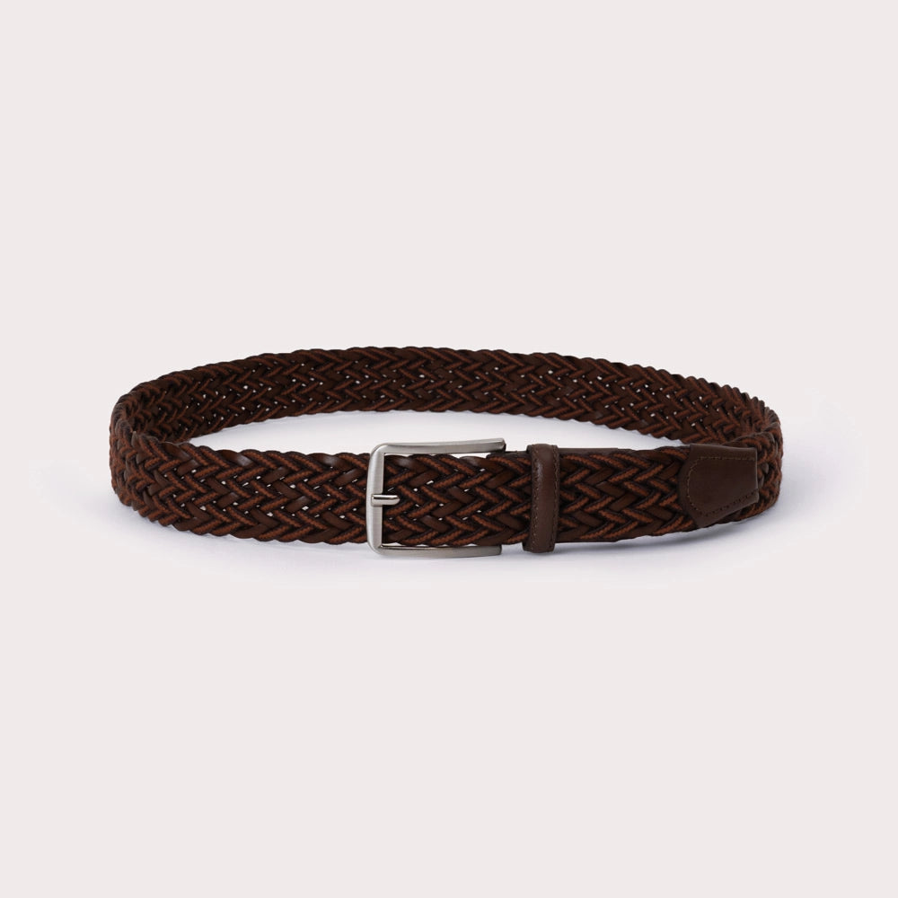 Lastebasse Braided Mix Belt - Brown